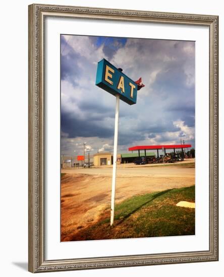 Restaurant Sign in USA-null-Framed Photographic Print