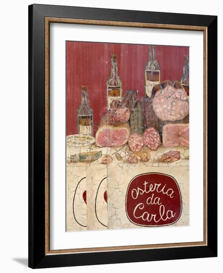 Restaurant Sign, Venice, Italy-Doug Pearson-Framed Photographic Print