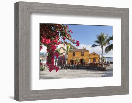 Restaurant Taberna Del Puerto, Puerto De Tazacorte, La Palma, Canary Islands, Spain, Europe-Markus Lange-Framed Photographic Print