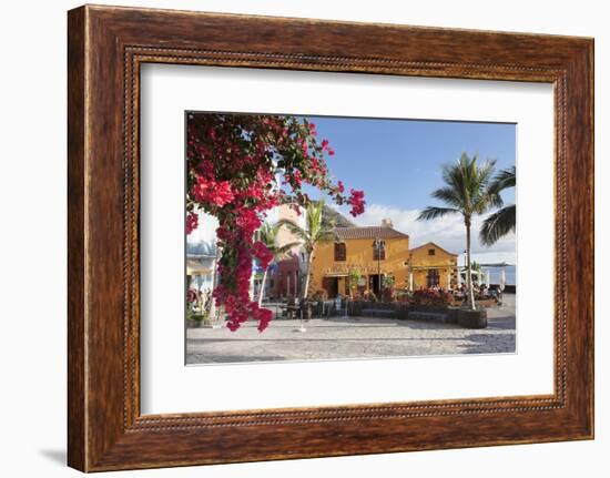 Restaurant Taberna Del Puerto, Puerto De Tazacorte, La Palma, Canary Islands, Spain, Europe-Markus Lange-Framed Photographic Print