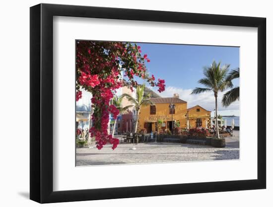 Restaurant Taberna Del Puerto, Puerto De Tazacorte, La Palma, Canary Islands, Spain, Europe-Markus Lange-Framed Photographic Print