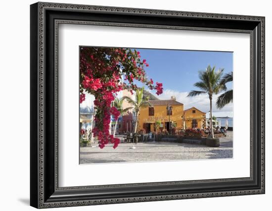 Restaurant Taberna Del Puerto, Puerto De Tazacorte, La Palma, Canary Islands, Spain, Europe-Markus Lange-Framed Photographic Print