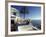 Restaurant Terrace on the Mediterranean Sea, Tunisia-Michele Molinari-Framed Photographic Print