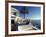 Restaurant Terrace on the Mediterranean Sea, Tunisia-Michele Molinari-Framed Photographic Print