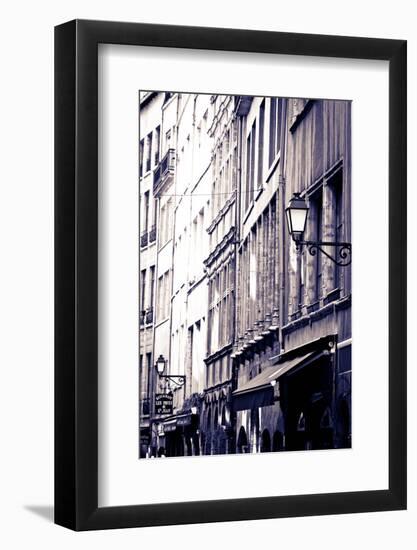 Restaurants and Galleries in Old Town Vieux Lyon, France-Russ Bishop-Framed Photographic Print