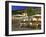 Restaurants in the Plaza Mayor, Pollenca (Pollensa), Mallorca (Majorca), Balearic Islands, Spain, M-Stuart Black-Framed Photographic Print