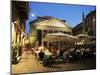 Restaurants Near the Ancient Pantheon in the Evening, Rome, Lazio, Italy-Gavin Hellier-Mounted Photographic Print