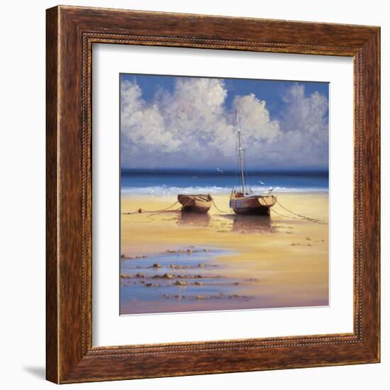 Restful Moorings-David Short-Framed Giclee Print