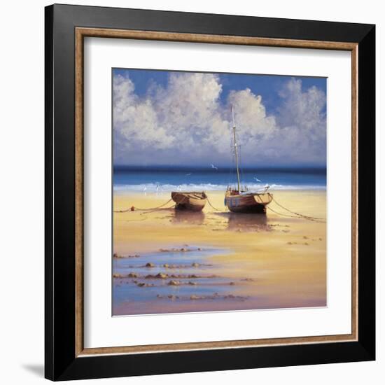 Restful Moorings-David Short-Framed Giclee Print