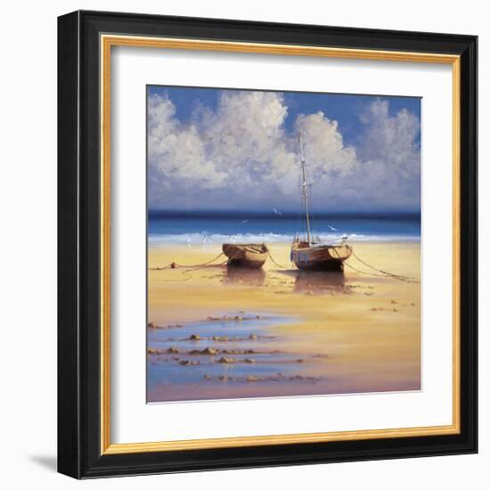 Restful Moorings-David Short-Framed Giclee Print