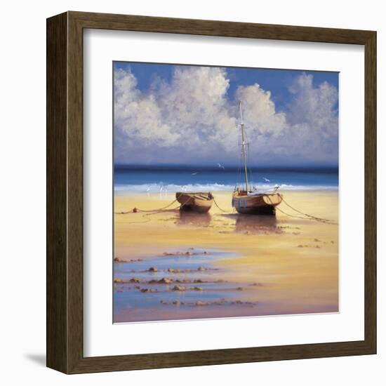 Restful Moorings-David Short-Framed Giclee Print