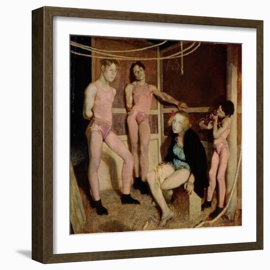 Resting Acrobats-Glyn Warren Philpot-Framed Giclee Print