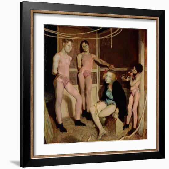 Resting Acrobats-Glyn Warren Philpot-Framed Giclee Print