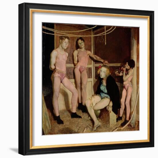 Resting Acrobats-Glyn Warren Philpot-Framed Giclee Print