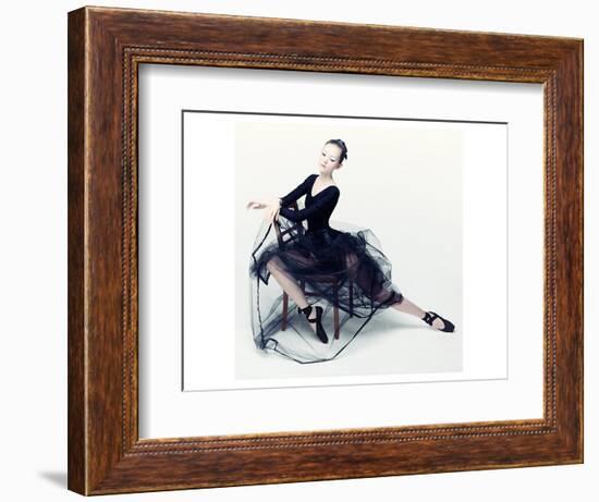 Resting Ballerina-null-Framed Art Print