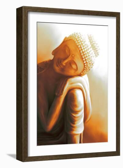 Resting Buddha II-Christine Ganz-Framed Premium Giclee Print