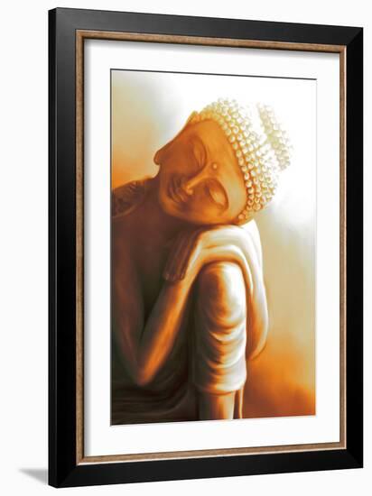 Resting Buddha II-Christine Ganz-Framed Premium Giclee Print