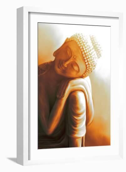 Resting Buddha II-Christine Ganz-Framed Premium Giclee Print