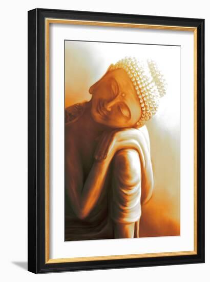 Resting Buddha II-Christine Ganz-Framed Premium Giclee Print