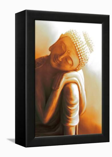 Resting Buddha II-Christine Ganz-Framed Stretched Canvas