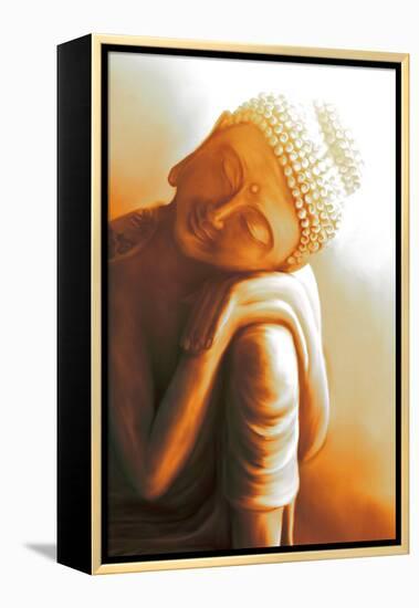 Resting Buddha II-Christine Ganz-Framed Stretched Canvas