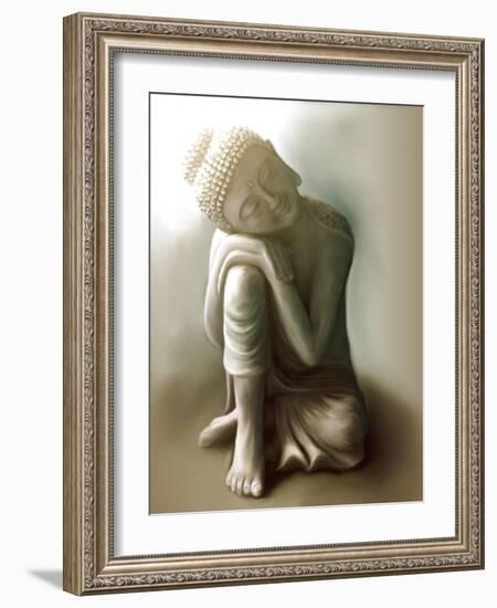 Resting Buddha-Christine Ganz-Framed Art Print