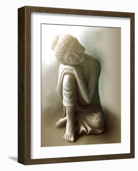 Resting Buddha-Christine Ganz-Framed Art Print