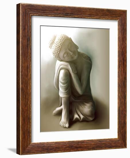 Resting Buddha-Christine Ganz-Framed Art Print