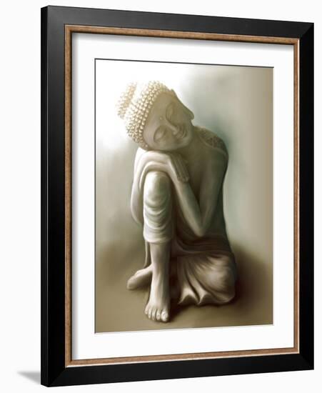 Resting Buddha-Christine Ganz-Framed Art Print