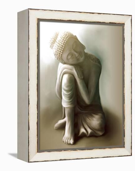 Resting Buddha-Christine Ganz-Framed Stretched Canvas