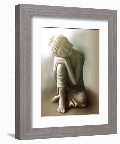 Resting Buddha-Christine Ganz-Framed Art Print