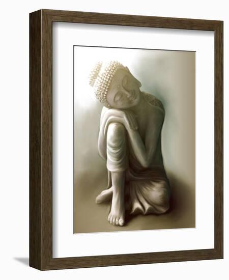 Resting Buddha-Christine Ganz-Framed Art Print