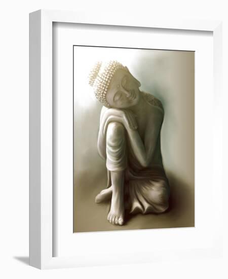 Resting Buddha-Christine Ganz-Framed Art Print