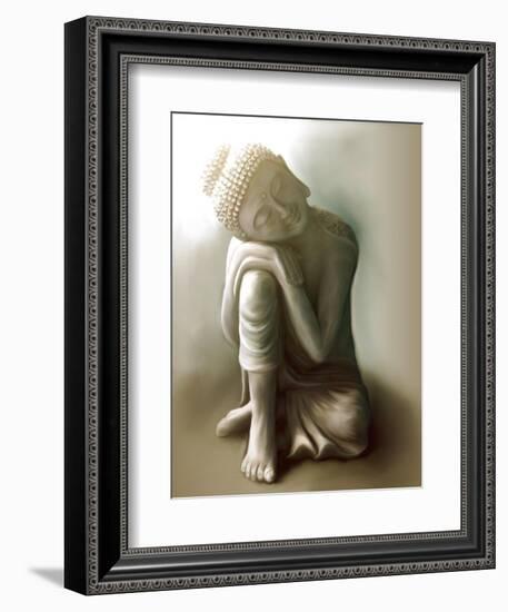 Resting Buddha-Christine Ganz-Framed Art Print