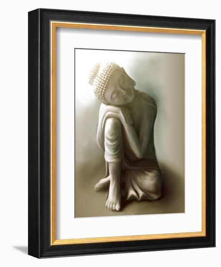 Resting Buddha-Christine Ganz-Framed Art Print