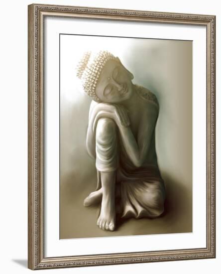 Resting Buddha-Christine Ganz-Framed Art Print