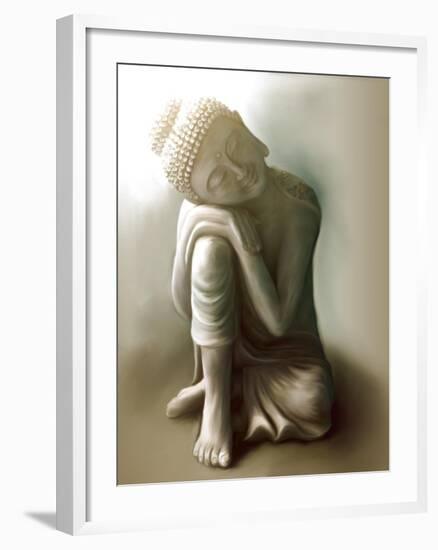 Resting Buddha-Christine Ganz-Framed Art Print