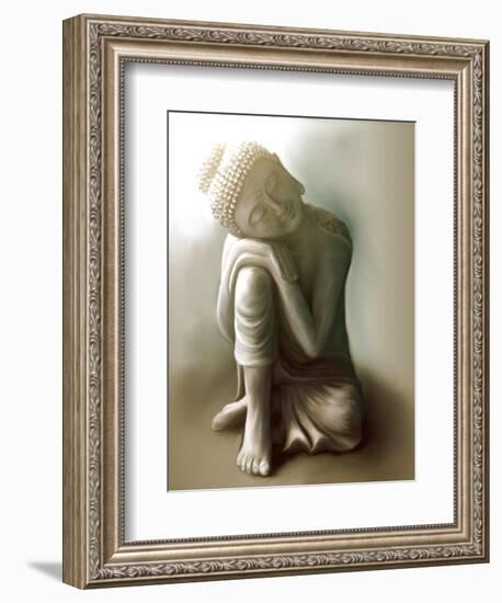 Resting Buddha-Christine Ganz-Framed Premium Giclee Print