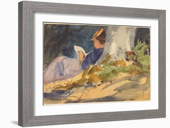 Resting, c.1880-1890-John Singer Sargent-Framed Giclee Print