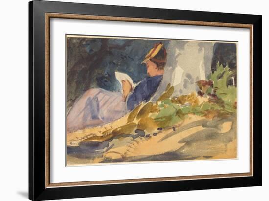 Resting, c.1880-1890-John Singer Sargent-Framed Giclee Print