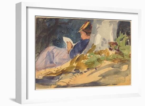 Resting, c.1880-1890-John Singer Sargent-Framed Giclee Print