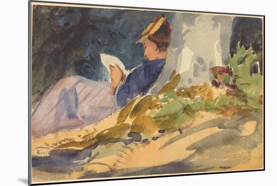 Resting, c.1880-1890-John Singer Sargent-Mounted Giclee Print