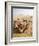 Resting Camels Gaze Across the Desert Sands of Giza, Cairo, Egypt-Dave Bartruff-Framed Photographic Print