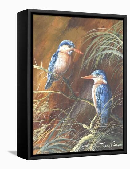 Resting Fishers-Trevor V. Swanson-Framed Premier Image Canvas