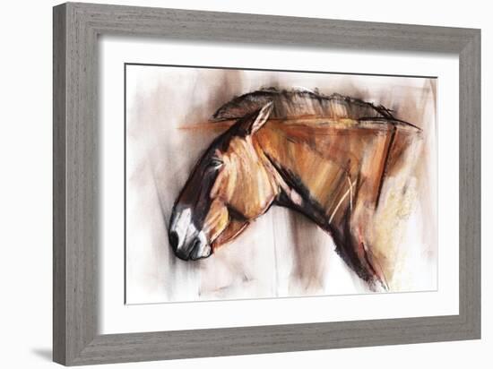 Resting Horse, 2013-Mark Adlington-Framed Giclee Print