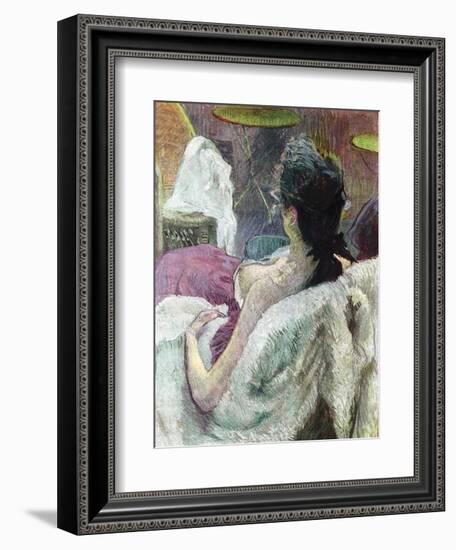 Resting Model-Henri de Toulouse-Lautrec-Framed Art Print