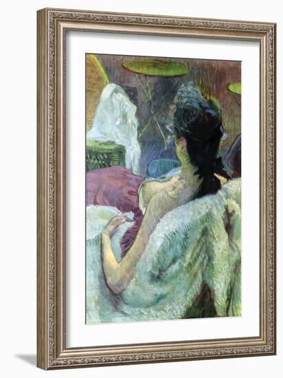 Resting Model-Henri de Toulouse-Lautrec-Framed Art Print