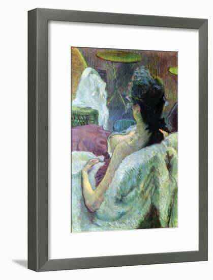 Resting Model-Henri de Toulouse-Lautrec-Framed Art Print