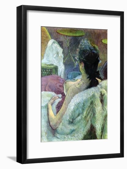 Resting Model-Henri de Toulouse-Lautrec-Framed Art Print