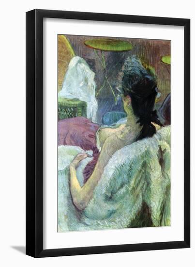 Resting Model-Henri de Toulouse-Lautrec-Framed Art Print